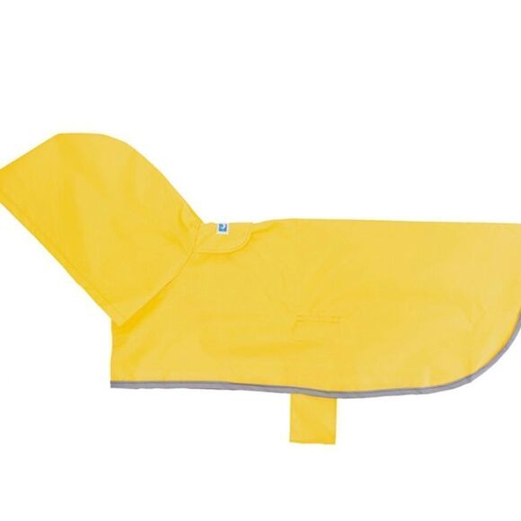 Small Dog or Cat Packable Yellow Raincoat. - Picture 7 of 7